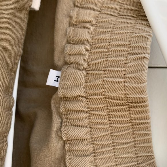 Muji Beige Women Cotton A Line Skirt in M - Picture 5 of 6